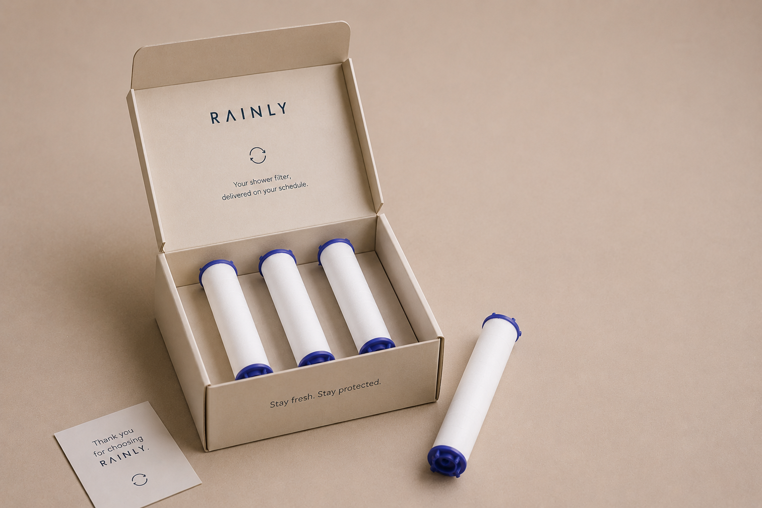 RAINLY subscription box with replacement filters